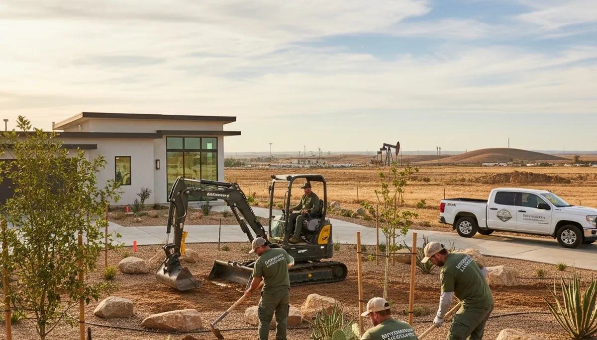 Bakersfield, CA landscaping service for residential and commercial yards by Bakersfield Landscapers