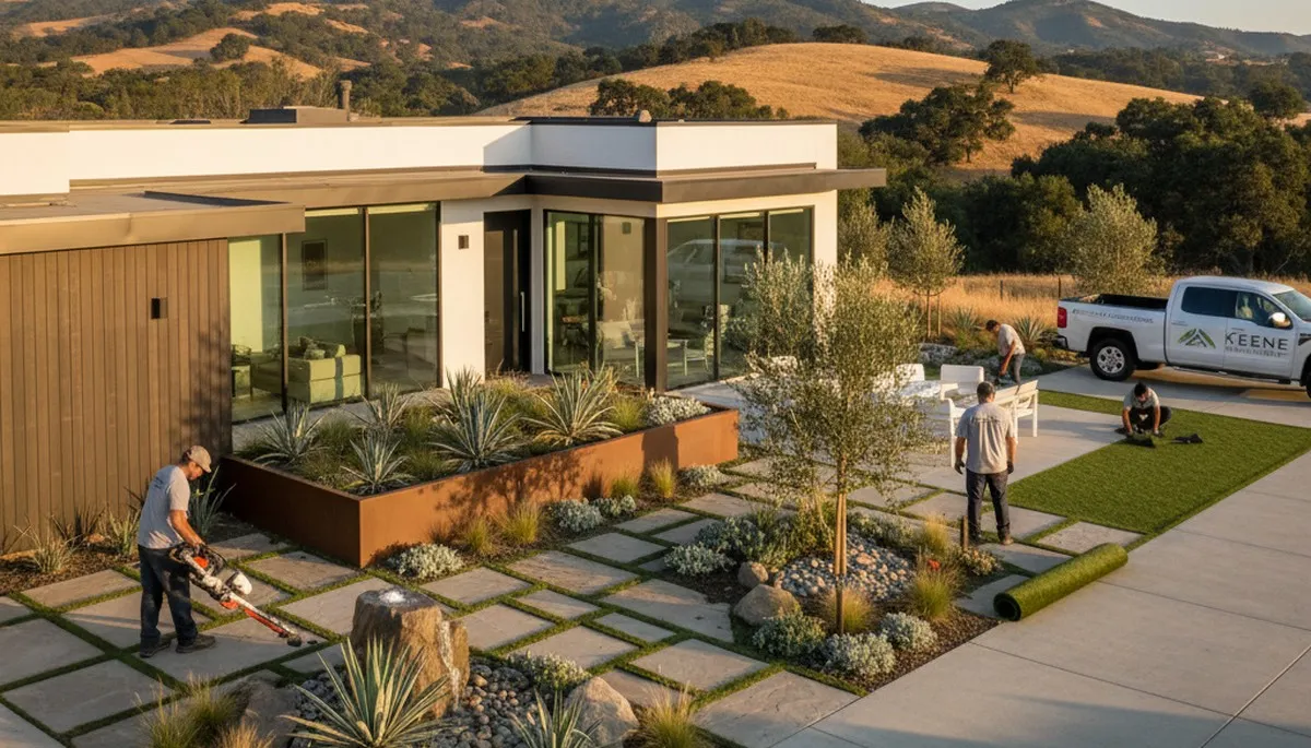 Bakersfield, CA landscaping service for residential and commercial outdoor maintenance and design