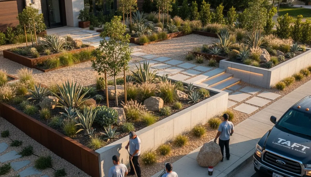 Bakersfield, CA landscaping services for residential yards and professional landscape maintenance